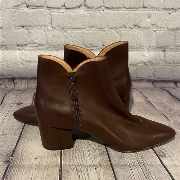 Cole Haan Dark Brown Leather Ankle Boots Sz11 - Picture 10 of 10